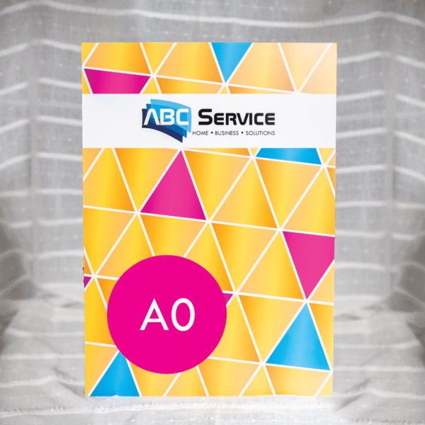 A0 boards and a0 signs printed by abc service based in tavistock, devon covering the uk