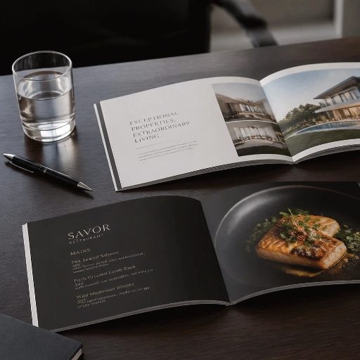 Professional a5 landscape stapled booklet showing high-quality print and saddle-stitched binding.